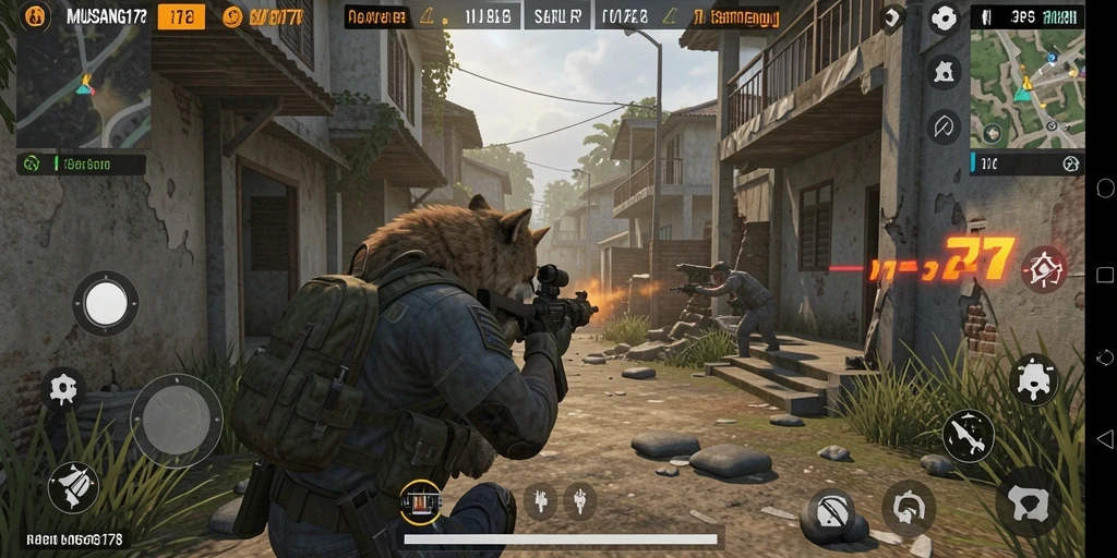Gameplay seru dari MUSANG178 yang menantang dan kompetitif.