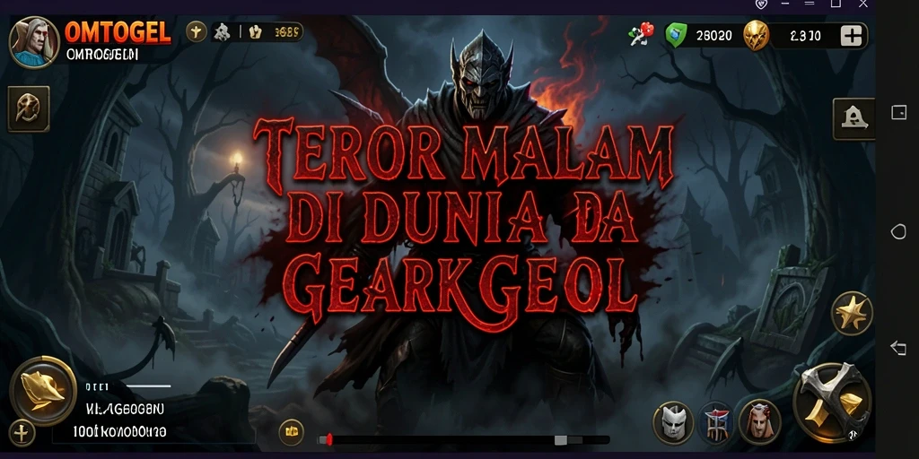 Tangkapan layar menampilkan momen menakutkan dalam gameplay OMTOGEL.