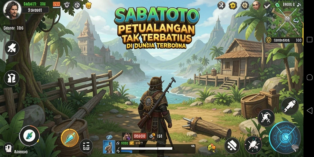 Screenshot SABATOTO menampilkan pengalaman eksplorasi dunia Open World yang luas.