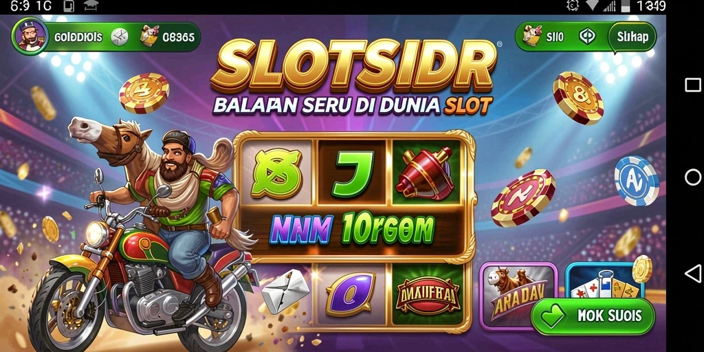 Tampilan seru balapan di SLOTSIDR yang memikat.