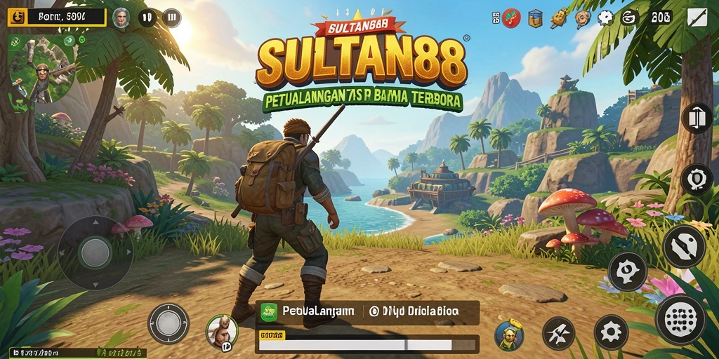Gameplay SULTAN88 menunjukkan kebebasan eksplorasi dunia terbuka.