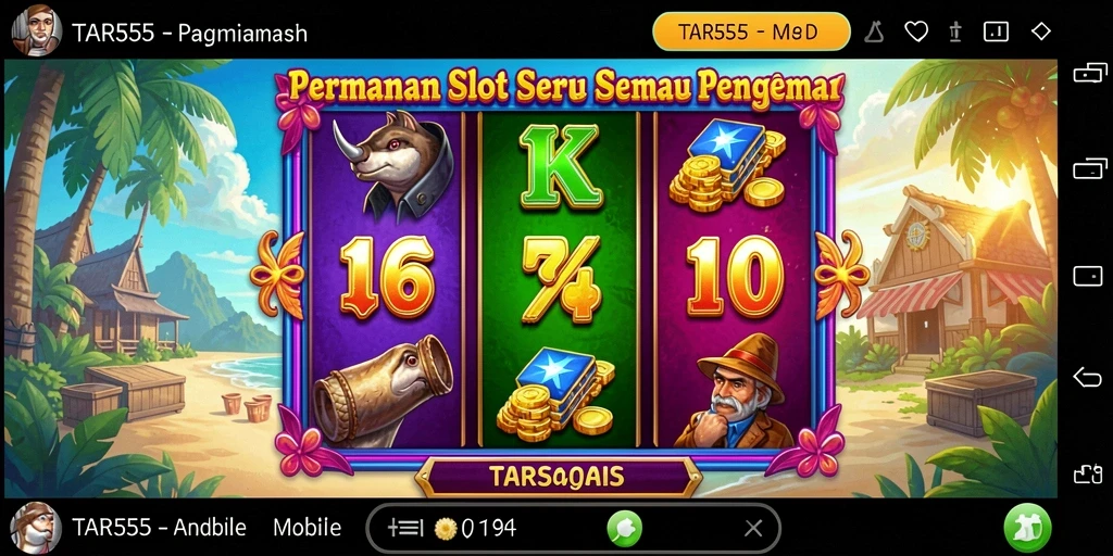 Tampilan gameplay TAR555 yang menarik dan seru.