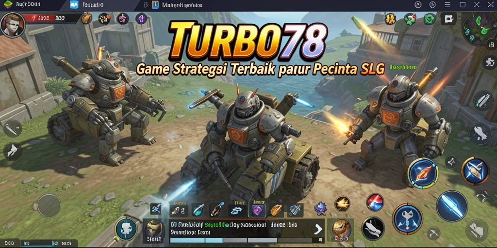 Tampilan gameplay TURBO78 yang menakjubkan dan mendebarkan.